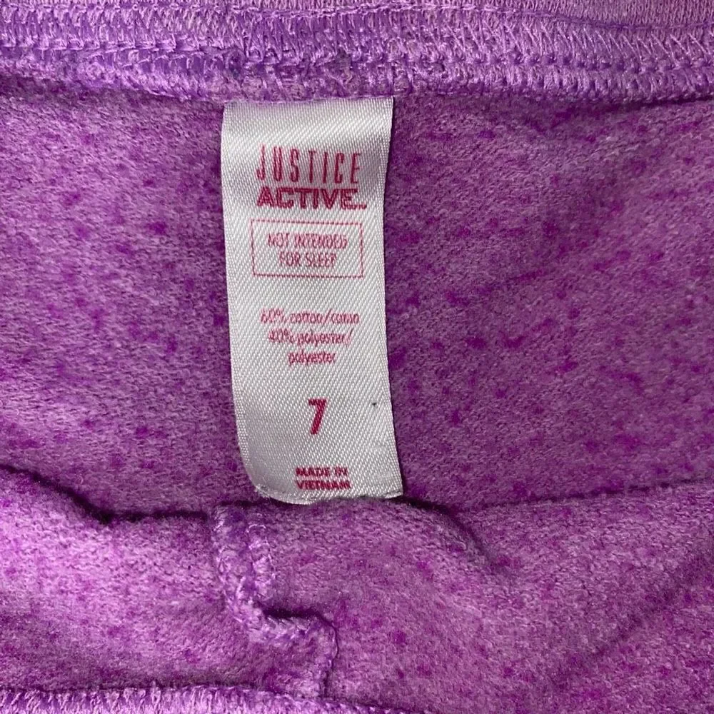 Justice 3 bundle shorts sz 7/8 girls